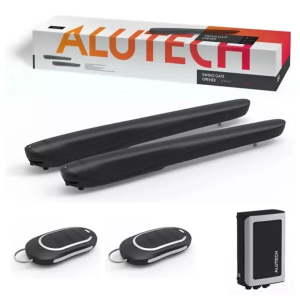 Электропривод для распашных ворот "ALUTECH"AM-5000KIT-N (радиоприёмник, монтажный компл., 2 пульта) 