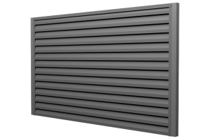 Забор Жалюзи Секция В2,0хШ2,5 Milan Slim Drap матовый 0,45 двухсторонний RAL 