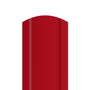 Штакетник заборный 85 мм К (рубин RAL3003) 