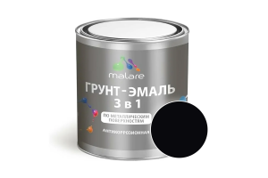 Грунт-эмаль по ржавчине 3 в 1 черная (1,25 кг) 