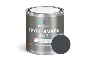 Грунт-эмаль по ржавчине 3 в 1 графит серый (1,25 кг) 