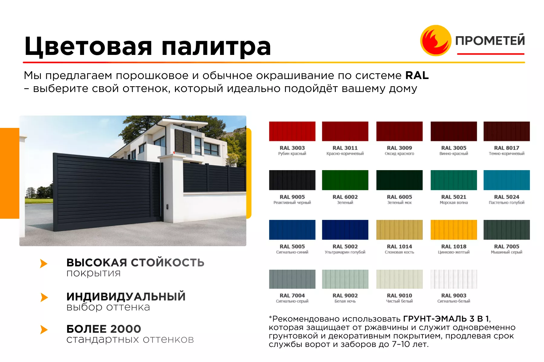 Откатные ворота под жалюзи, каркас 6 м 
