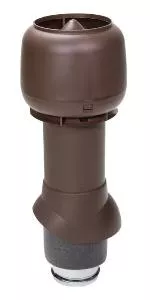 Выход вытяжки изолированный с колпаком 125/160/500 Vilpe (коричневый) 