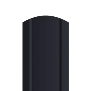 Штакетник заборный 85 мм К (серый графит RAL 7024) 