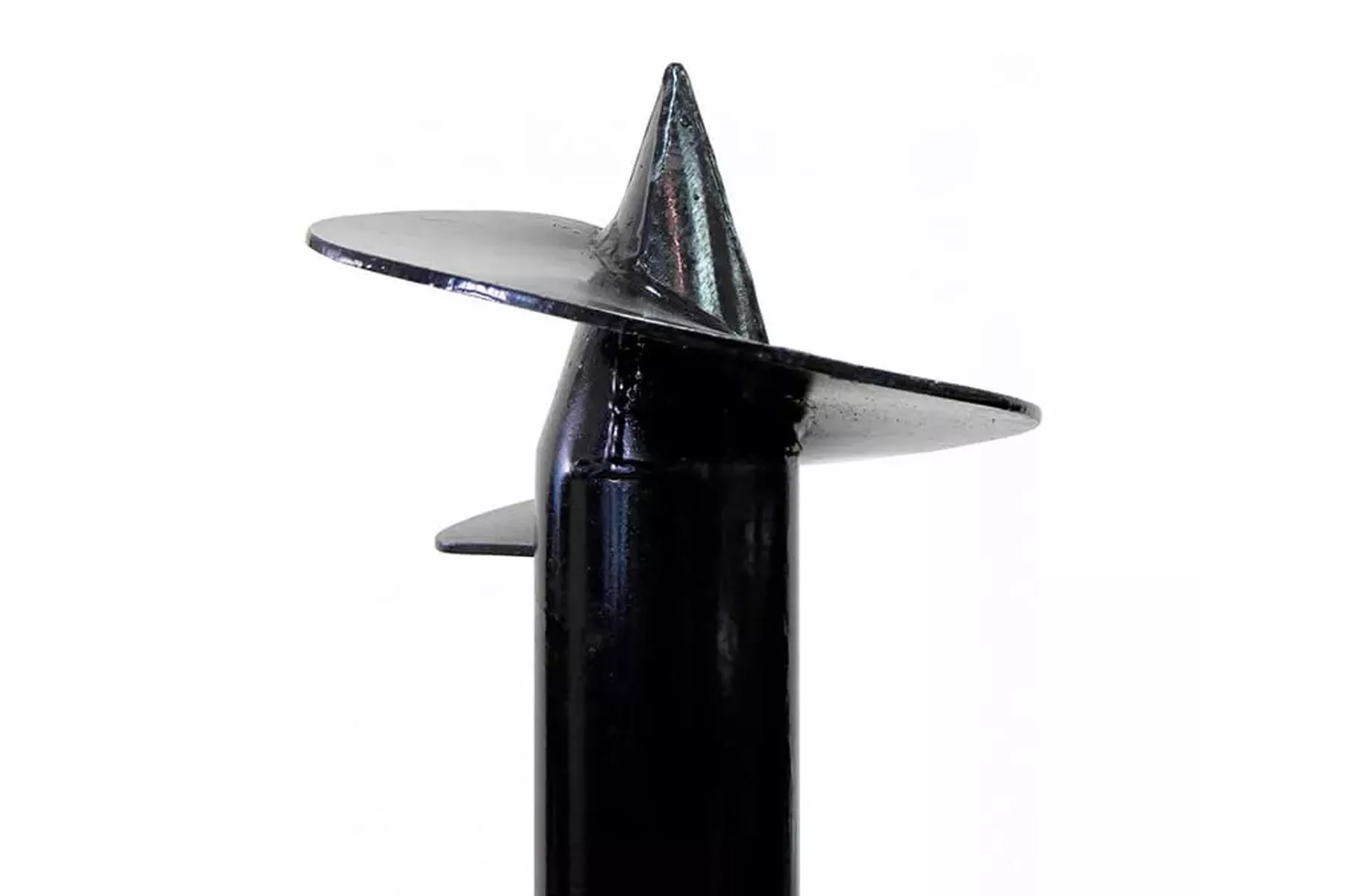 Свая винтовая лопастная ф73 (200/2000), покрашенная, сварной наконечник 