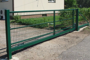 Откатные 3D ворота каркас В1,9хШ4,5м 