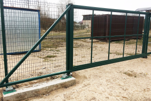 Каркас ворот откатных Стандарт 1,9х5,4 м под 3Д-сетку 