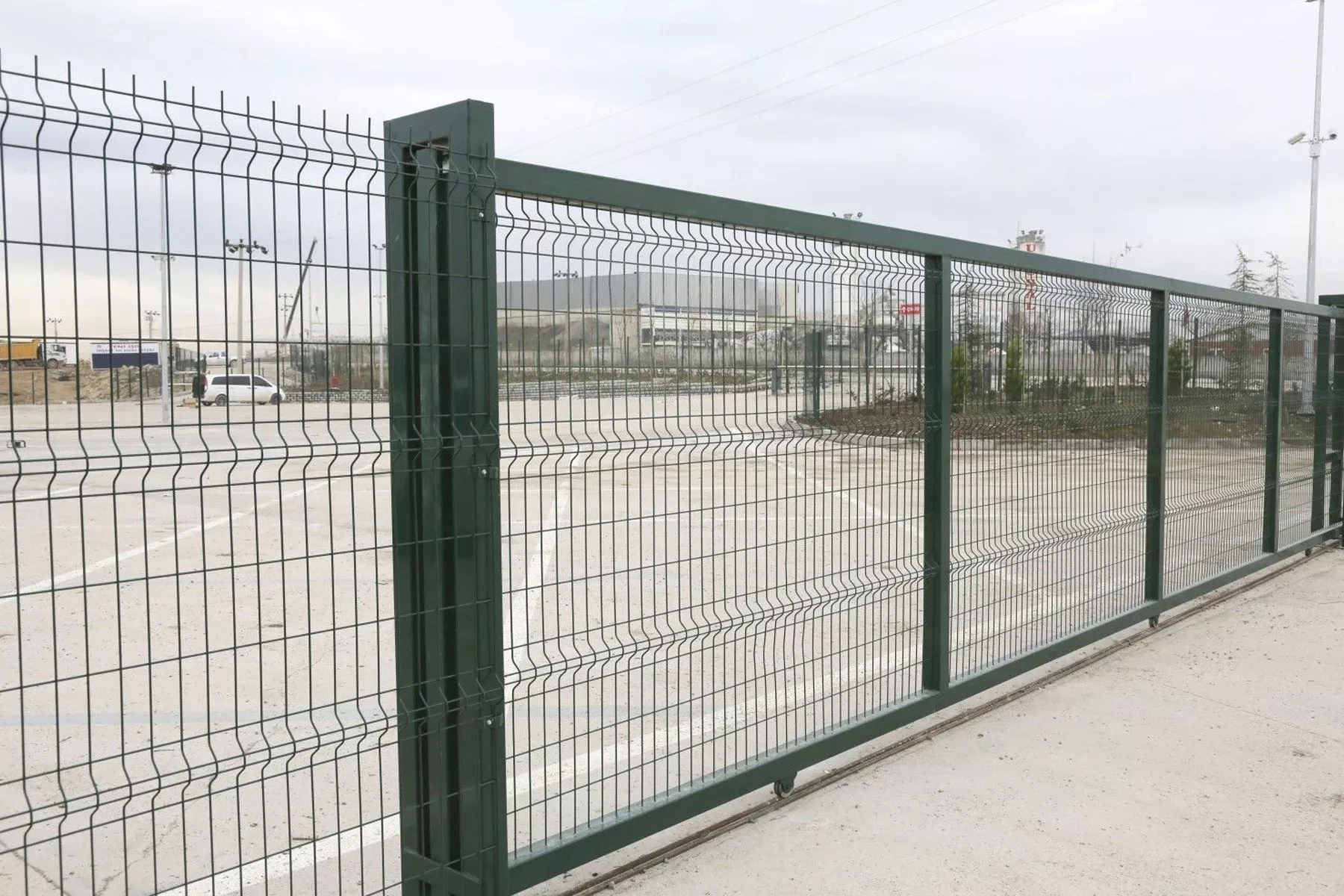 Откатные 3D ворота каркас В1,9хШ5,4м 