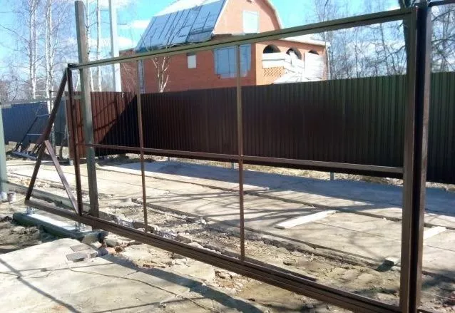 Каркас ворот откатных "Стандарт" В1,9хШ4,5м 