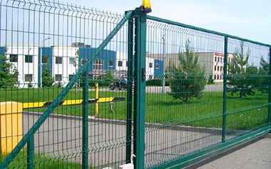 Откатные ворота 3д